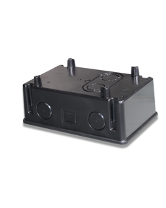 Bottom part for small enclosure 250x160 RAL9005